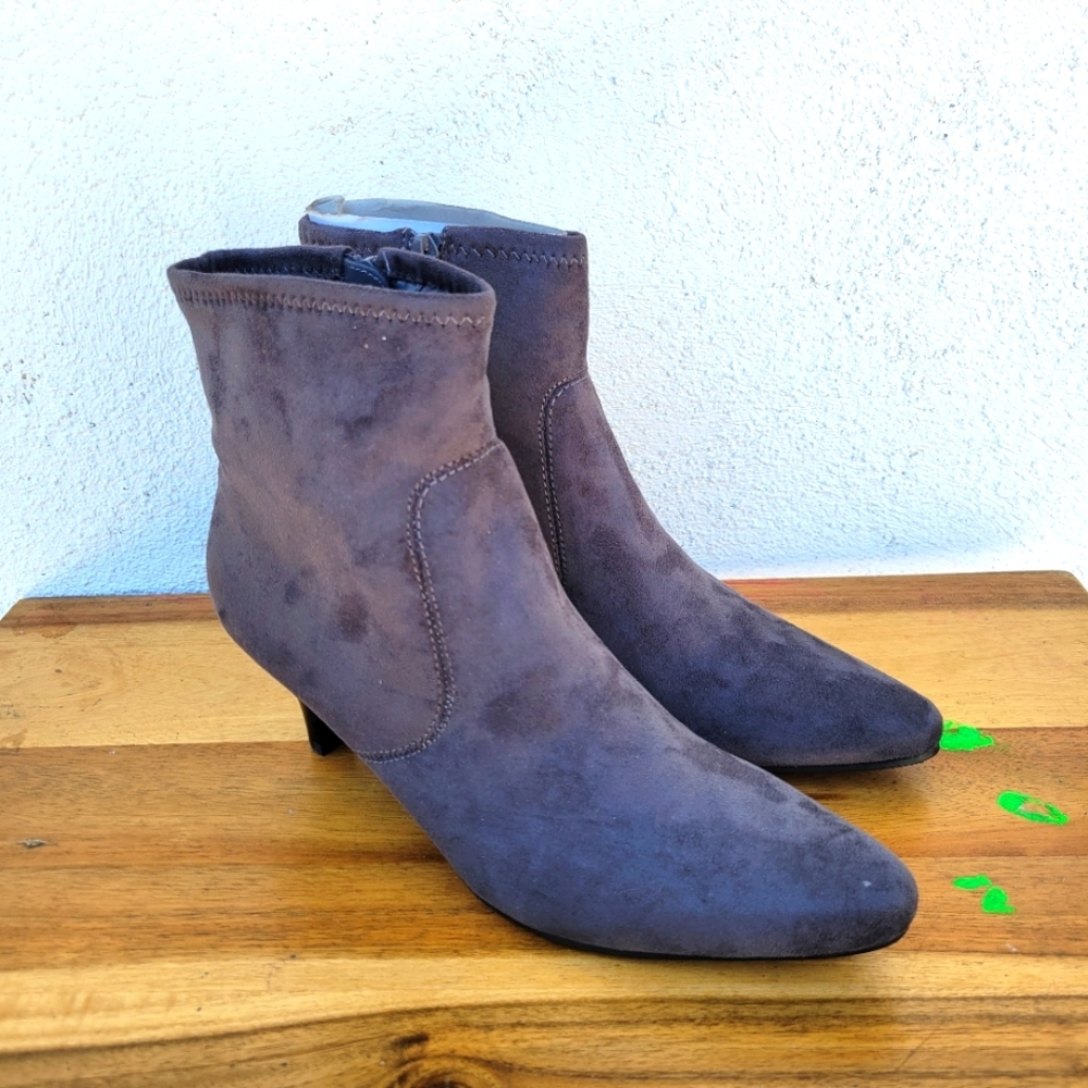 COPY - New Impo Noria Suedy Stretch Ankle boots Steel Grey Women's Size 7